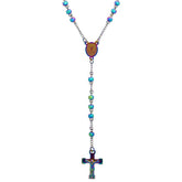 Multi Ip Stainless Steel Rosary - Steel Time