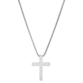 Stainless Steel Square Cross Pendant