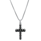 Stainless Steel Skull Cross Pendant