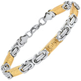 Men's Byzantine Greek Key Necklace & Bracelet