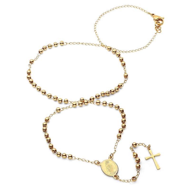 Rosary Necklace - Steel Time