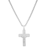 Stainless Steel St. Benedict Crucifix Pendant