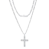 Sterling Silver Cross Pendant Necklace