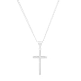 Sterling Silver Cross Necklace .925 β Polished Pendant