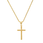 Gold Cross Pendant Necklace