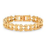 Bicycle Chain Link Bracelet - Steel Time