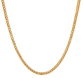 Classic Franco Chain Necklace - Steel Time