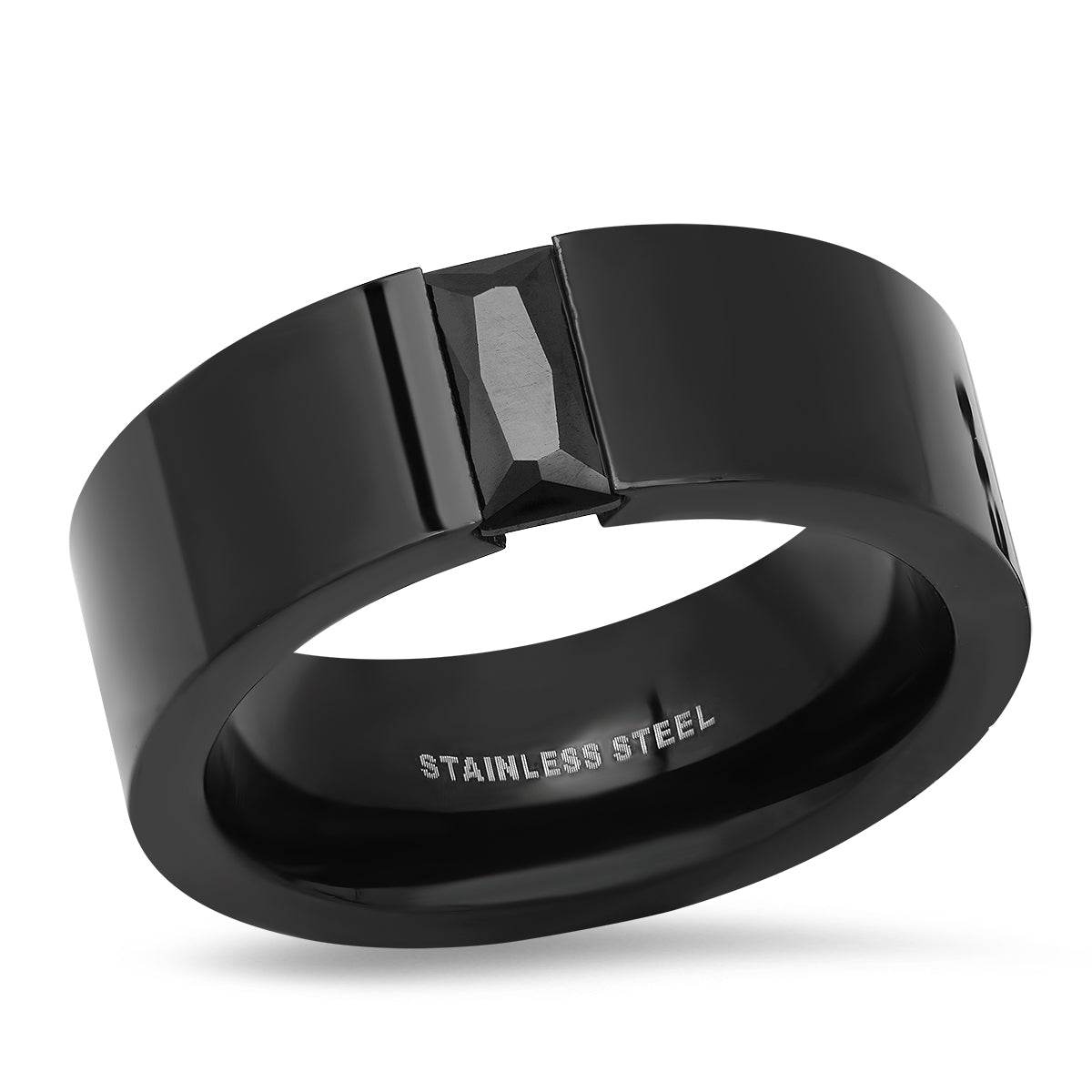 The All Black Everything Ring - Steel Time