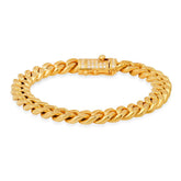 Iced Out Cuban Link Bracelet - Steel Time