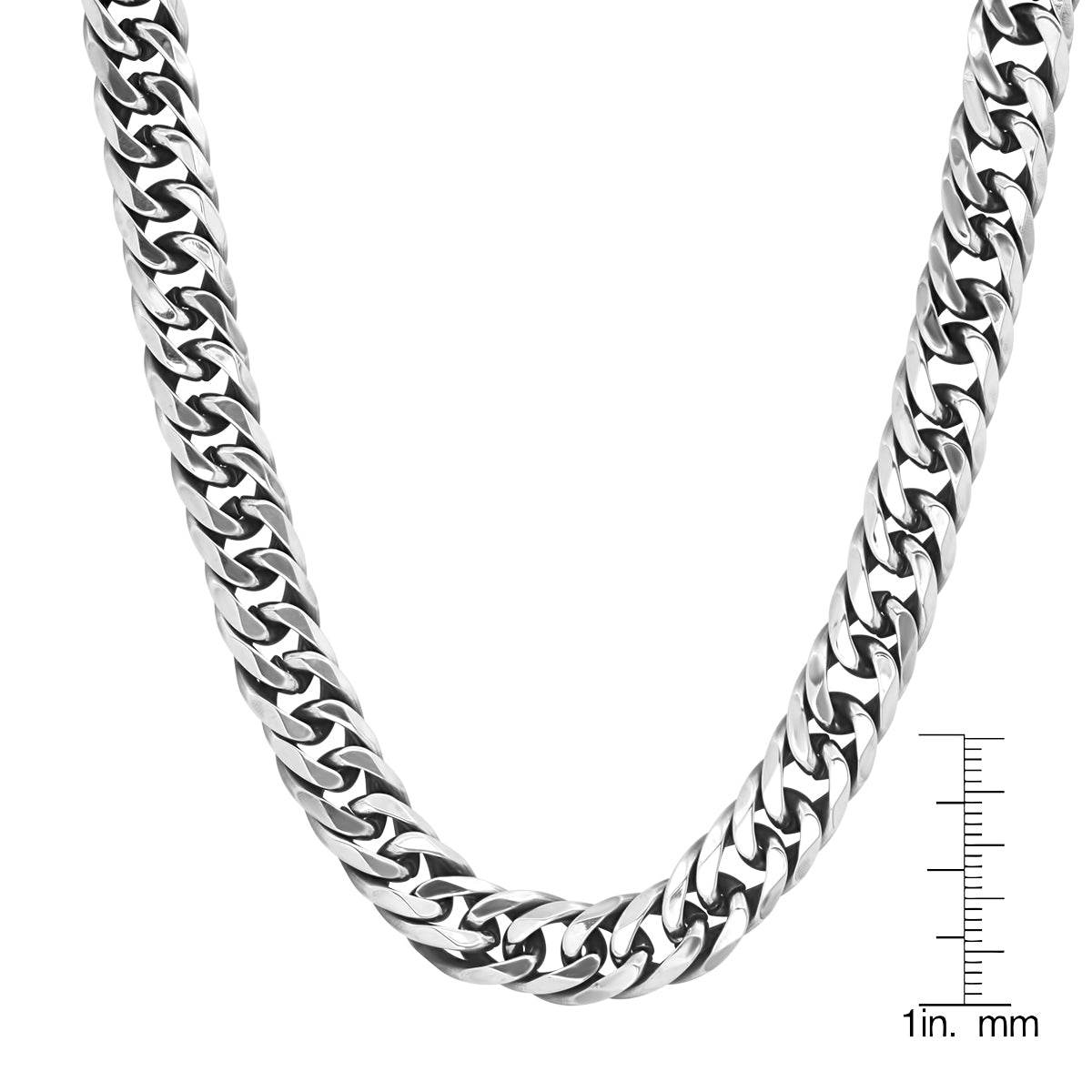 【極美品】20inch5MM OPEN-LINK NECKLACE Gabriel & Co Sterling 22 Inch Link Chain Necklace