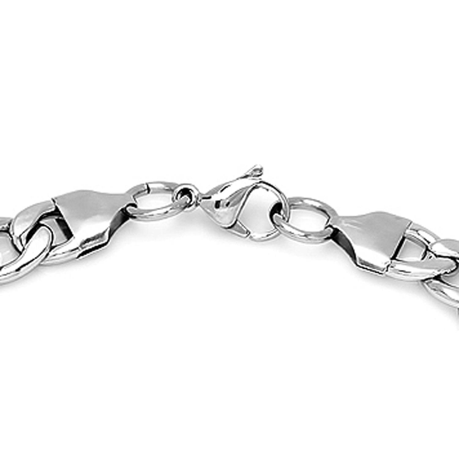 Classic Figaro Link Bracelet – Steel Time
