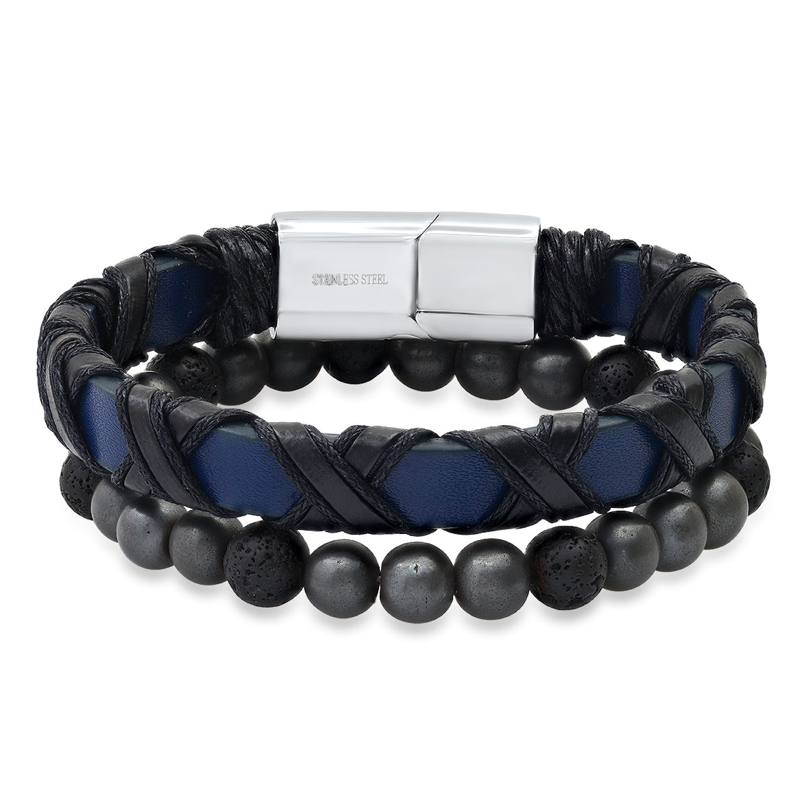 Leather Bracelets – Steel Time